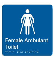Load image into Gallery viewer, Female Ambulant Toilet Signs