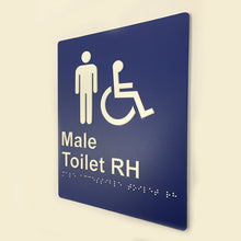 Load image into Gallery viewer, Male Toilet Sign Right Hand
