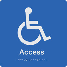 Load image into Gallery viewer, Access Wheel Chair Sign