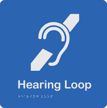 Load image into Gallery viewer, Hearing Loop Sign