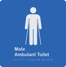 Load image into Gallery viewer, Male Ambulant Toilet Sign