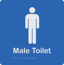Load image into Gallery viewer, Male Toilet Sign