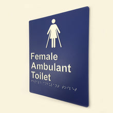 Load image into Gallery viewer, Female Ambulant Toilet Sign
