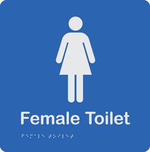 Load image into Gallery viewer, Female Toilet Sign
