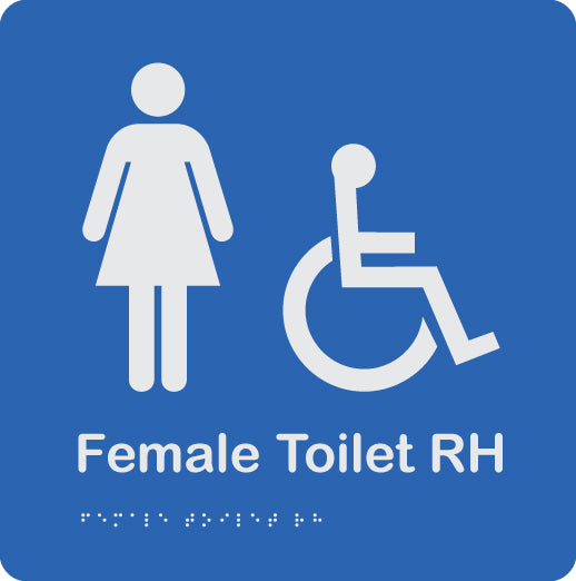 Female Toilet Sign Right Hand