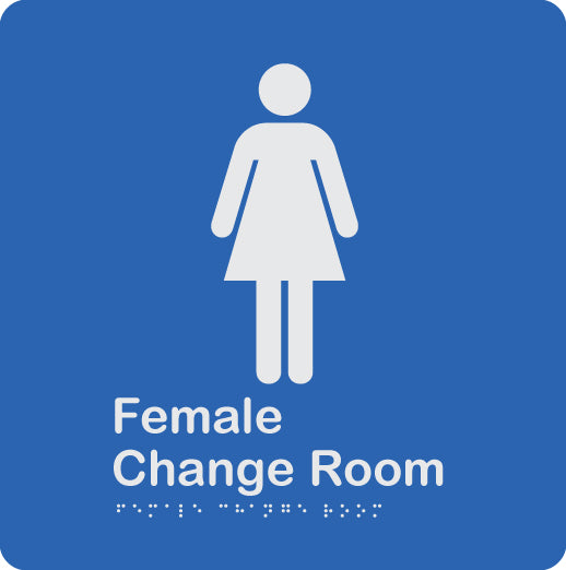 Female Change Room Sign